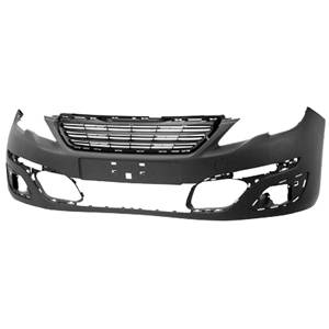 paraurti anteriore con primer con tappo copri gancio con tracce pdc park asisst e lavafari con griglia radiatore mod active peugeot 308 t9 2013 2017 pg4281021