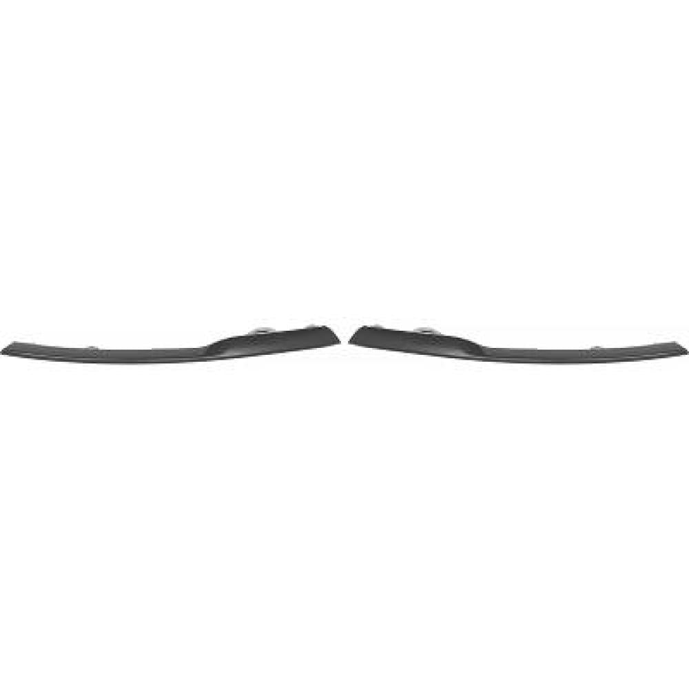 kit modanature griglie paraurti anteriore nere lisce da primerizzare destra sinistra peugeot 308 t9 2017 2021 pg4301215