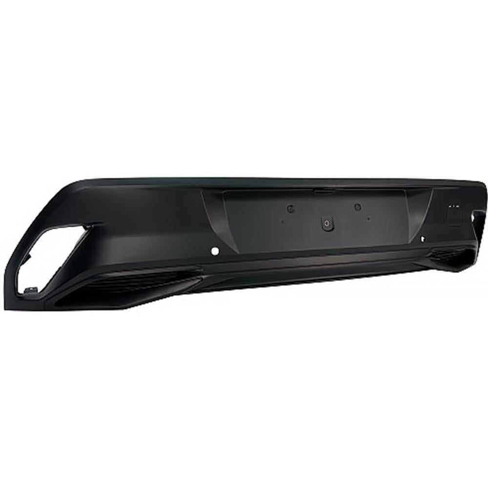 spoiler paraurti posteriore nero goffrato con fori pdc peugeot 308 t9 2021 pg4321871