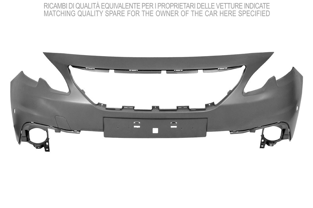 paraurti anteriore con primer con fori modanatura con fori pdc mod off road peugeot 2008 2016 2019 pg5021032