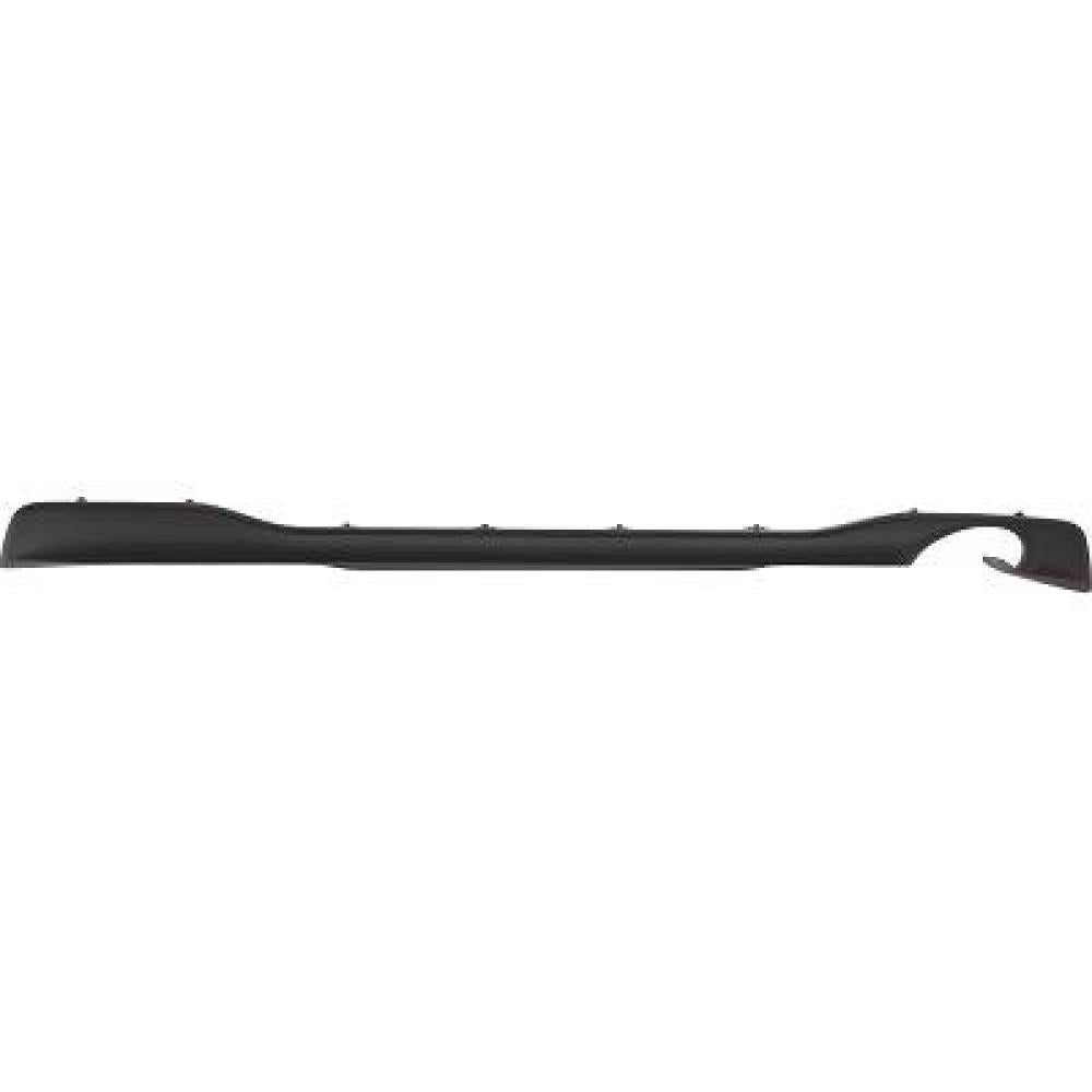 spoiler paraurti posteriore nero goffrato con scarico singolo a destra peugeot 2008 2019 2023 pg5041862