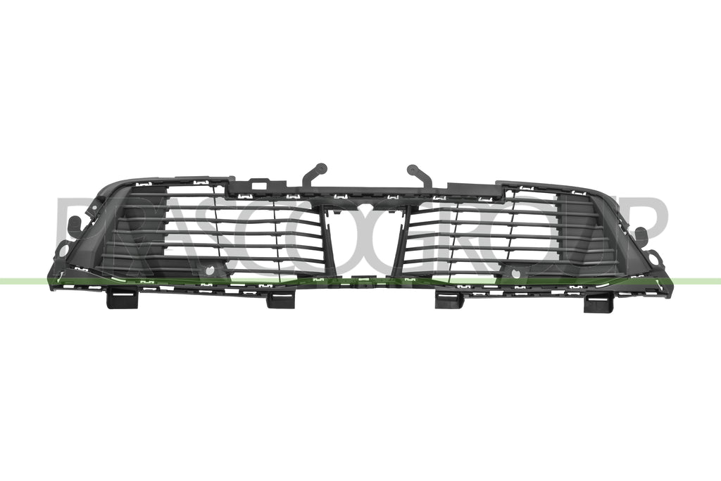 griglia paraurti anteriore centrale inferiore nera con fori pdc supporti con foro cruise control peugeot 2008 2023 pg5062111