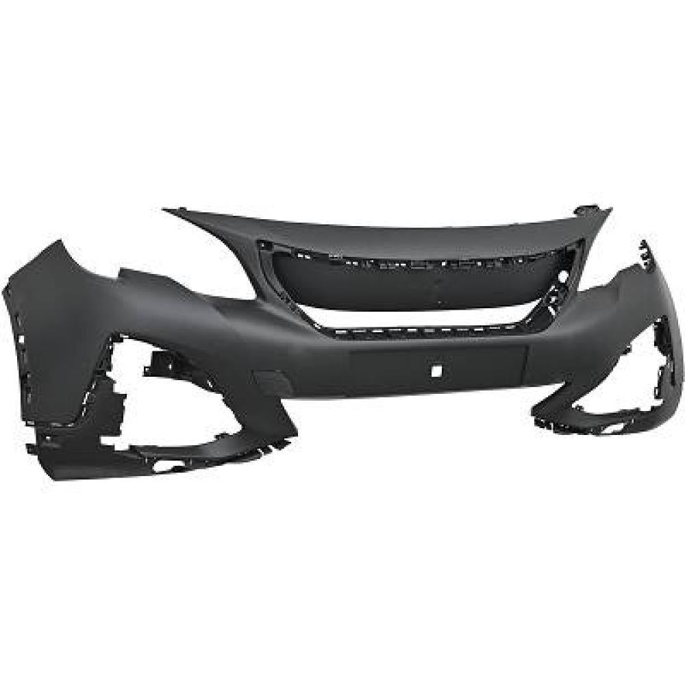 paraurti anteriore con primer con tracce park assist senza guida aria superiore proiettore alogeno peugeot 3008 2017 2020 pg5241011