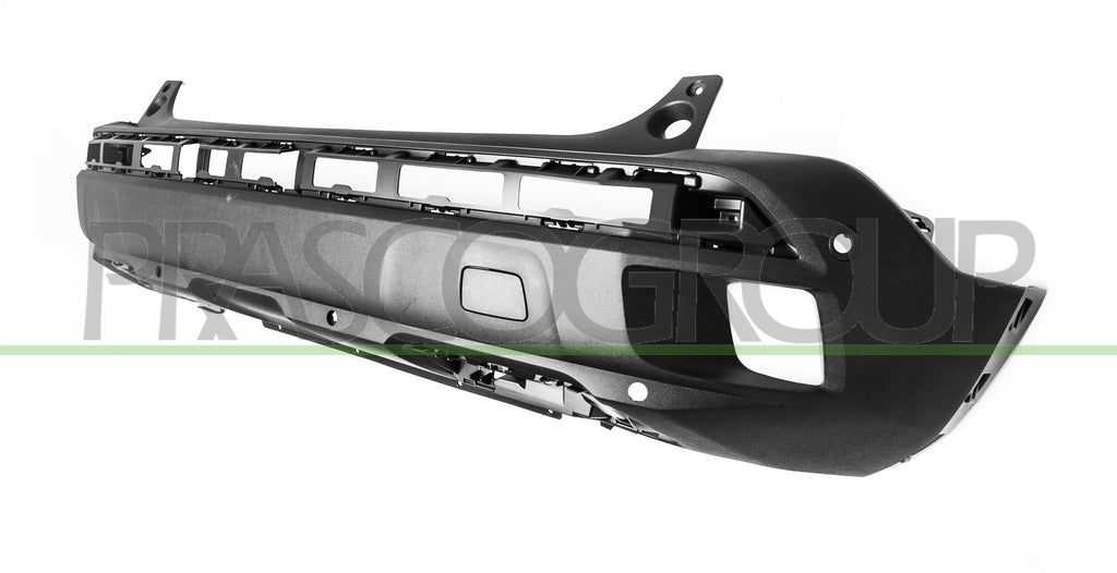 paraurti posteriore inferiore nero goffrato con fori pdc sistema apertura portellone peugeot 3008 2017 2020 pg5241081