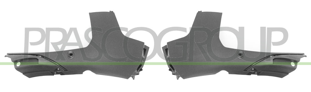kit spoiler paraurti anteriore destro sinistro con pdc supporti peugeot 3008 2017 2020 pg5241810