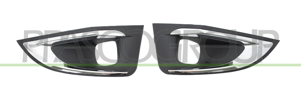 kit griglie paraurti anteriore nere con sede fendi destra sinistra peugeot 3008 2017 2020 pg5242145