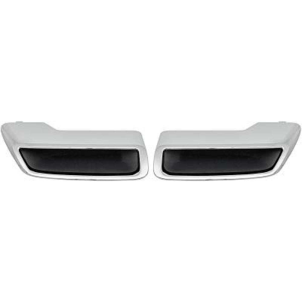 kit cornici tubo scarico cromate peugeot 3008 2017 2020 pg5242150