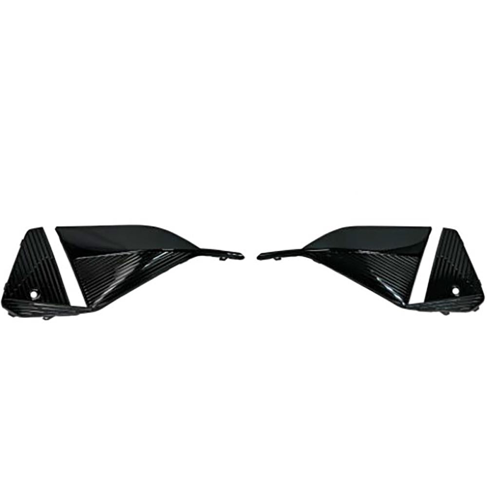 kit griglie paraurti anteriore nere lucide con foro pdc supporto destra sinistra peugeot 408 2022 169026959v