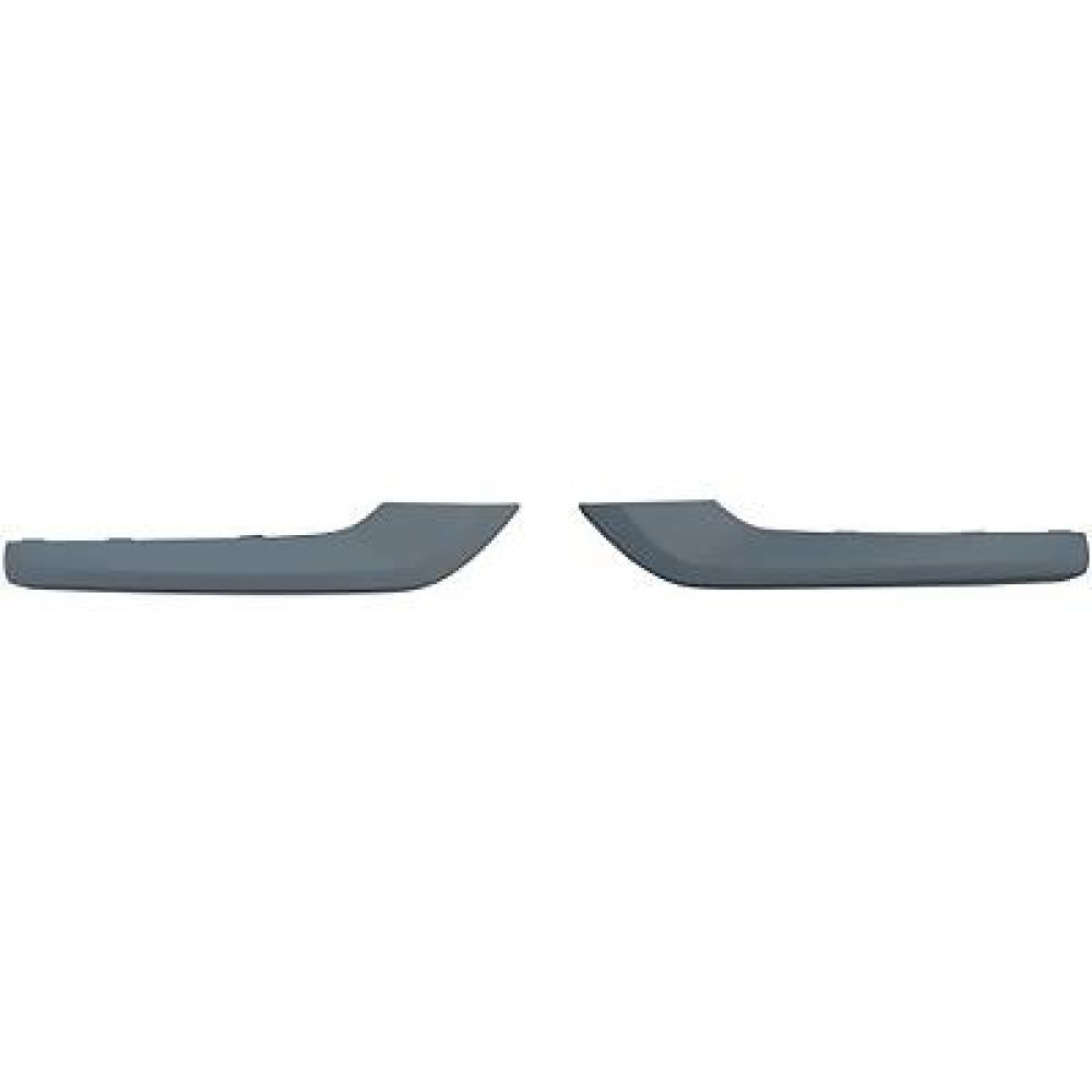 kit modanature per griglie fendinebbia paraurti anteriore con primer destra sinistra peugeot rifter 2018 2024 pg8002105