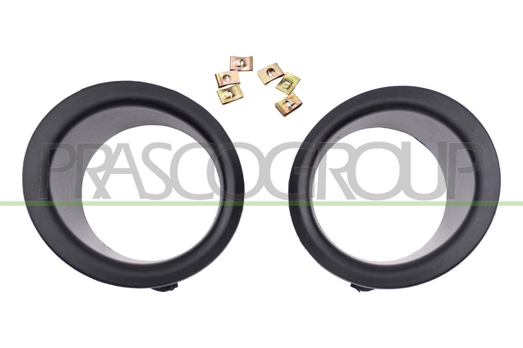 kit cornici fendinebbia nere goffrate destra sinistra peugeot partner 2003 2008 pg9061240