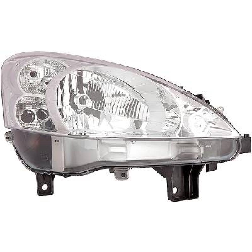 proiettore destro h4 elettrico con motore peugeot partner 2008 2011 pg9084813