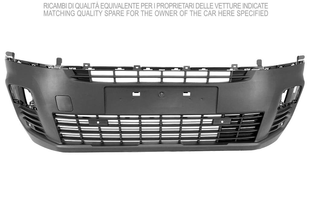 paraurti anteriore inferiore nero goffrato con tappo copri gancio con fori pdc supporti con tracce park assist peugeot partner 2018 2024 pg9131011