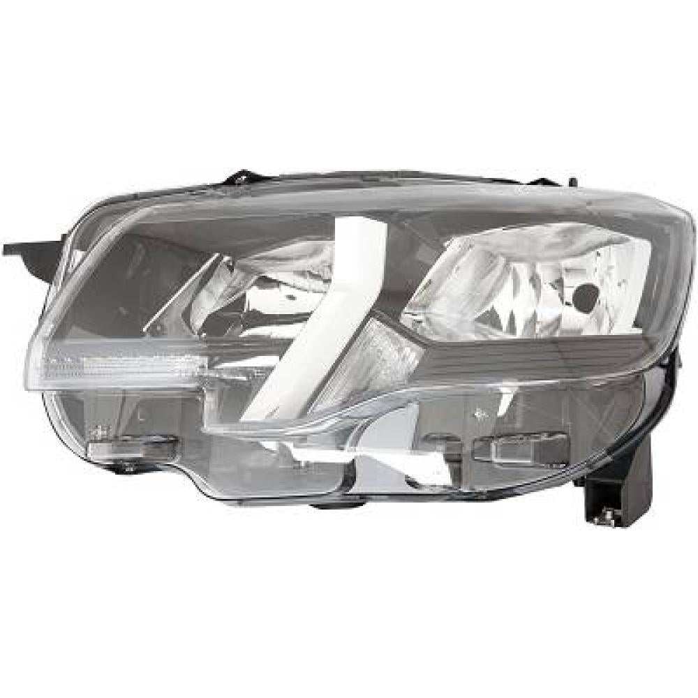 proiettore destro h7 h1 elettrico con motore peugeot partner 2018 2024 pg9134905