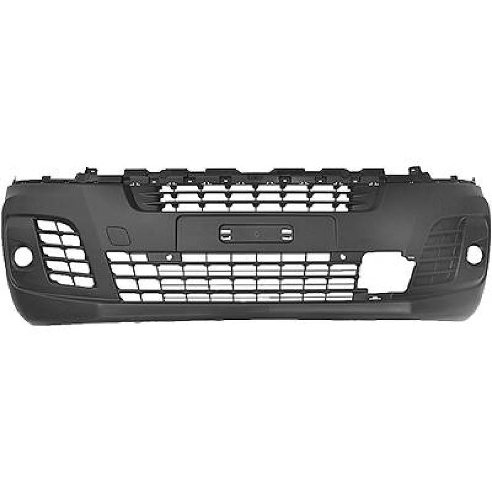 paraurti anteriore nero goffrato con sede fendi con foro rilevatore ostacolo opel vauxhall vivaro c 2019 2023 pg9241020