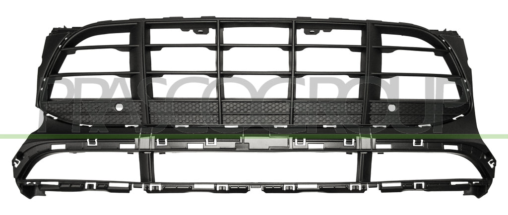 griglia paraurti anteriore centrale nera con fori pdc supporti mod 3 6 turbo porsche macan 95b 2014 2018 pr7502120