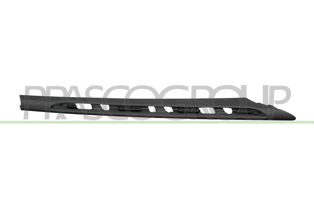 modanatura destra griglia radiatore paraurti anteriore inferiore nera goffrata con fori profilo porsche cayenne 9py0 2017 pr8281243