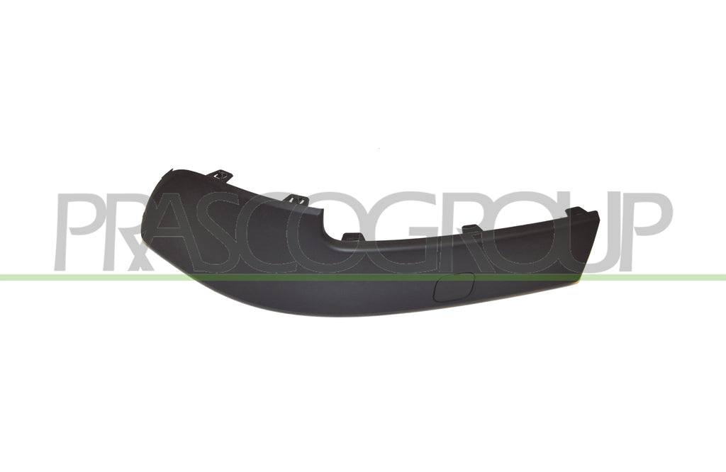 modanatura destra paraurti anteriore nera goffrata con tappo copri gancio renault grand scenic 2003 2006 rn0321243