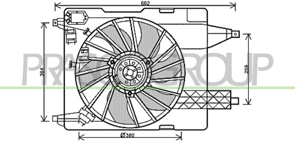 ventola renault scenic 2003 2006 rn032f001