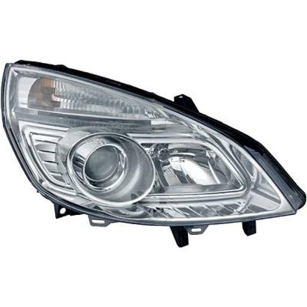 proiettore destro h1 h7 elettrico senza motore renault scenic 2006 2009 rn0344903