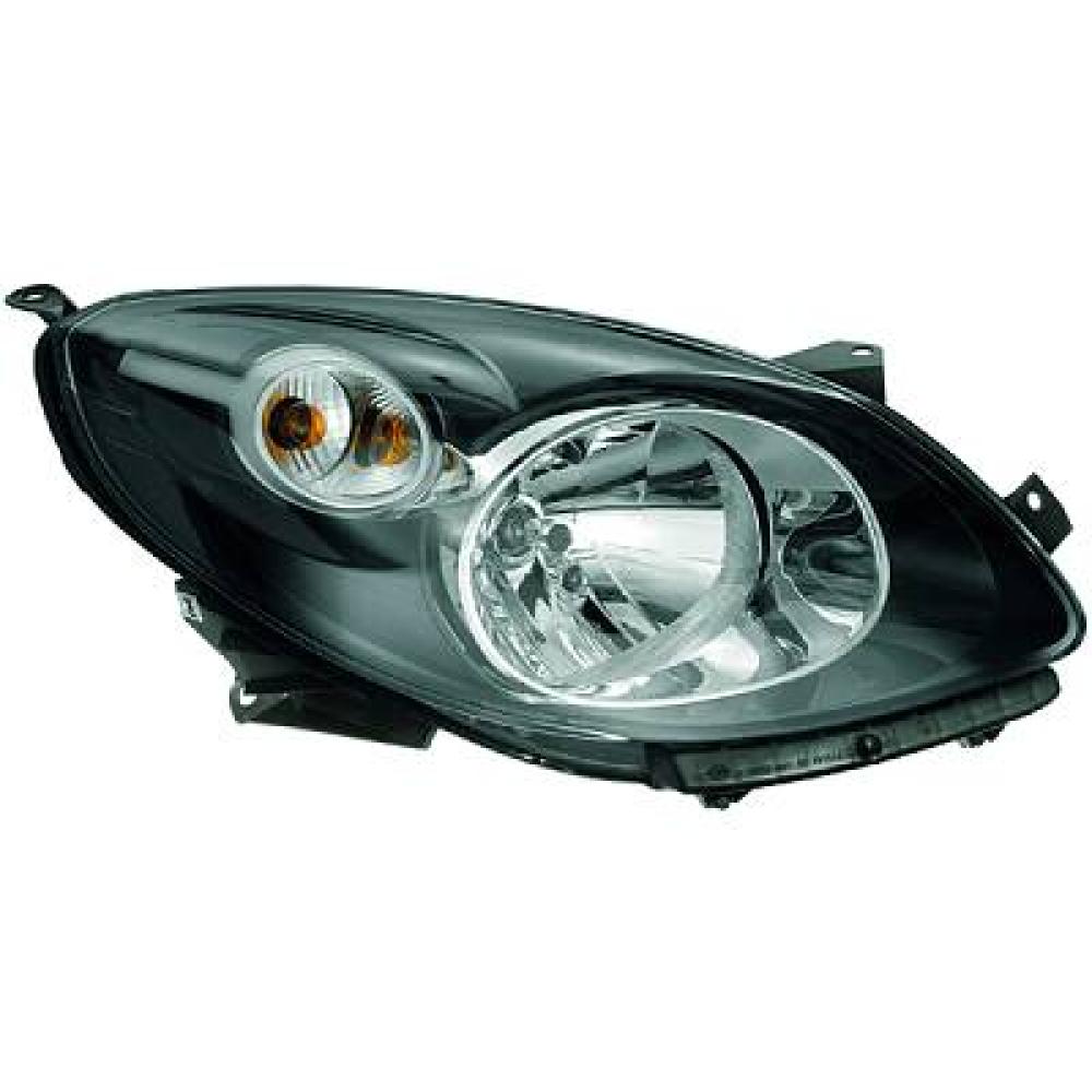 proiettore destro h4 elettrico senza motore nero renault twingo dynamic 2007 2012 rn3064823