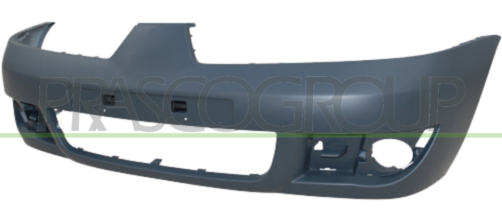 paraurti anteriore nero liscio da primerizzare con sede fendinebbia renault clio campus storia 2006 2009 rn3241001