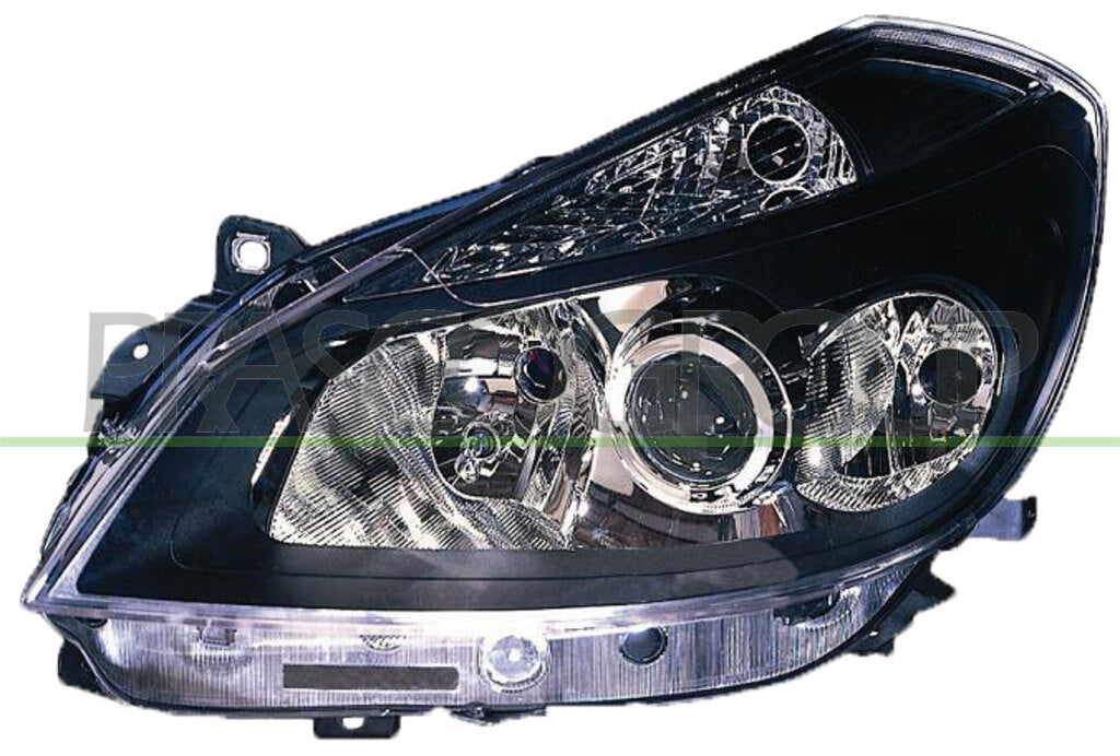 proiettore sinistro h7 h7 h1 elettrico con motore fondo nero mod sport renault clio 2005 2009 rn3254914