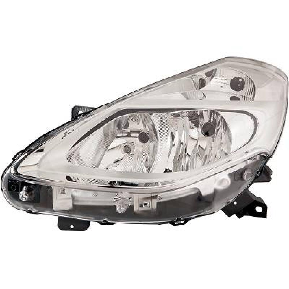 proiettore sinistro h7 h7 elettrico senza motore cromato renault clio 2009 2012 rn3274904