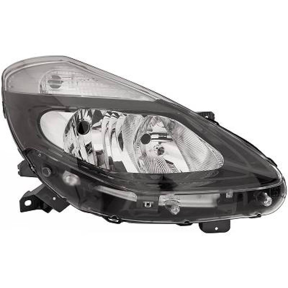 proiettore destro h7 h7 elettrico con motore nero renault clio 2009 2012 rn3274933