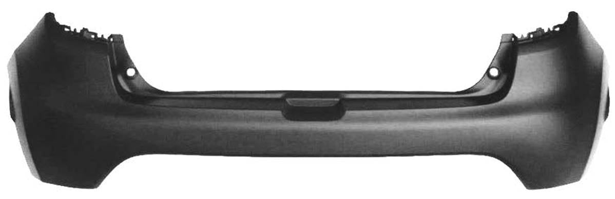 paraurti posteriore nero liscio da primerizzare con tracce pdc renault clio 2012 2016 rn3291071