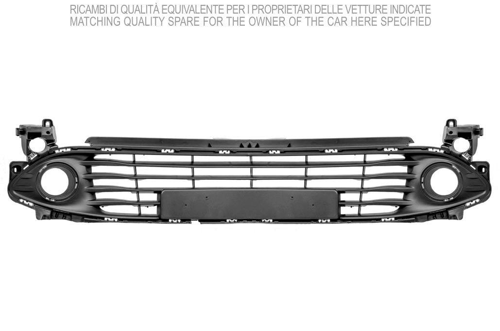 griglia paraurti anteriore centrale nera renault clio 2012 2016 rn3292120