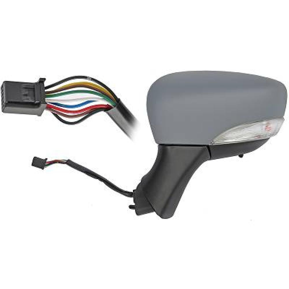 retrovisore sinistro elettrico termico con primer con fanale asferico renault clio 2012 2016 963022031r