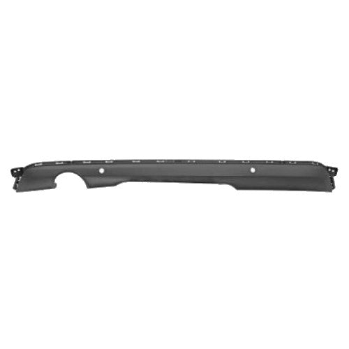 spoiler paraurti posteriore nero goffrato con fori pdc supporti con scarico singolo a sinistra renault clio 2019 rn3321862