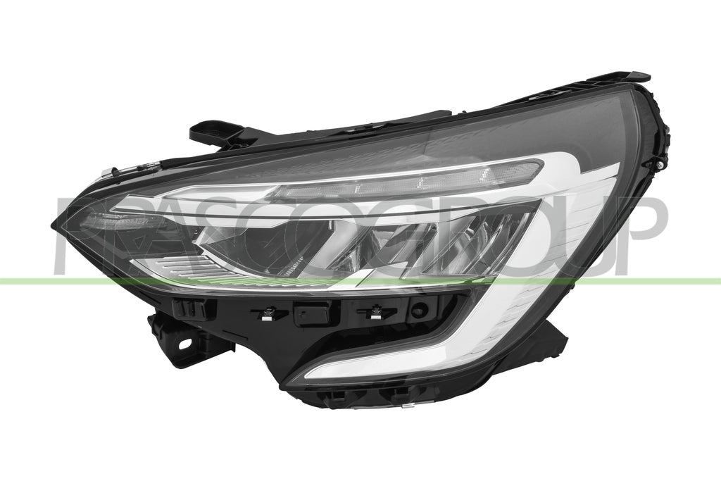 proiettore sinistro elettrico con motore senza centralina con bordo cromato led renault clio 2019 2023 rn3324904