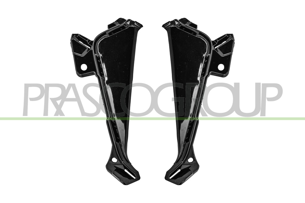 kit modanature paraurti anteriore nere lucide destra sinistra renault clio 2023 rn3341225