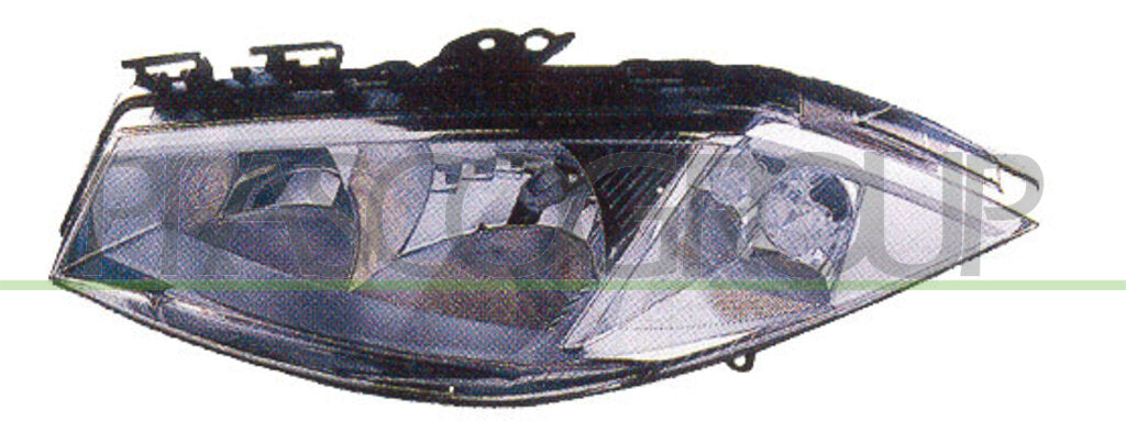 proiettore sinistro h1 h7 elettrico senza motore renault megane 2002 2005 rn4204904