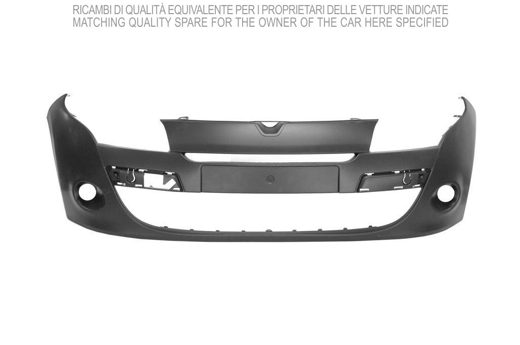 paraurti anteriore nero liscio da primerizzare con rinforzo paraurti mod 5 porte renault megane 2008 2012 rn4241000
