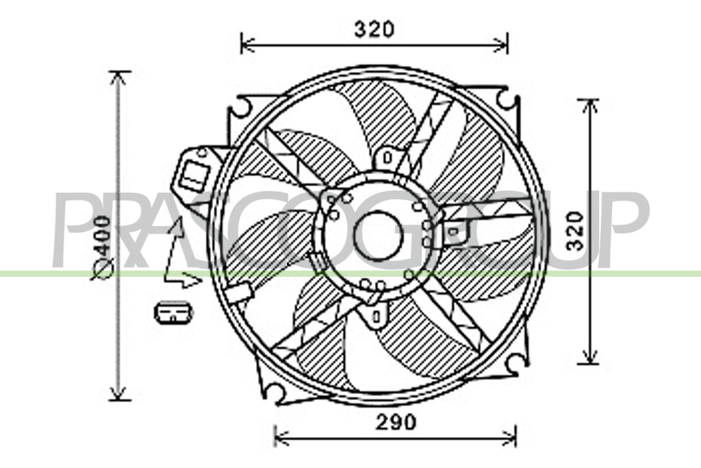 ventola renault grand scenic 2006 2009 rn424f001