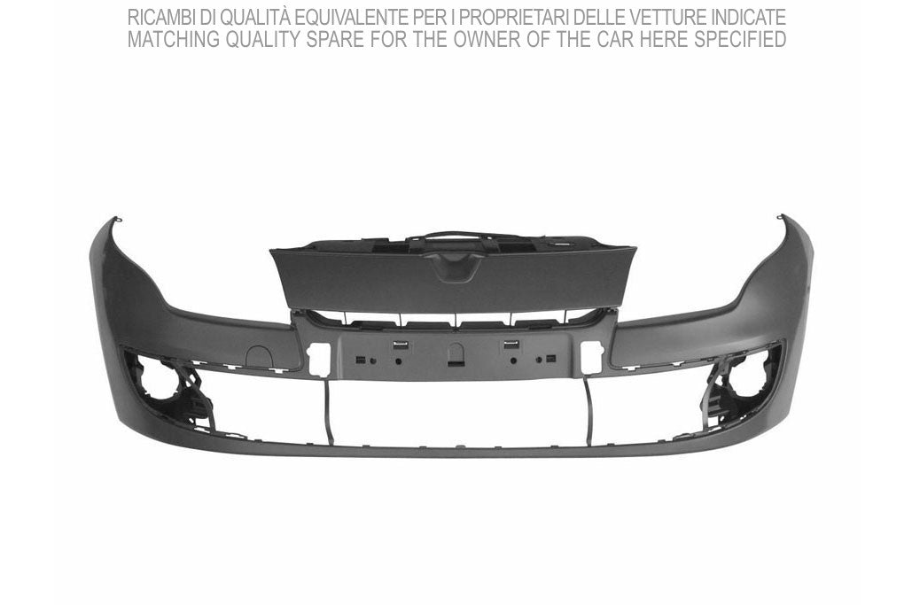 paraurti anteriore con primer con staffe destra sinistra renault megane 2012 2014 rn4261001
