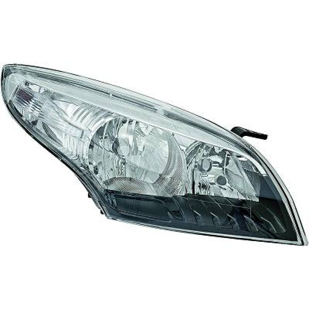 proiettore destro h7 h7 elettrico con motore cromato bordo nero renault megane 2012 2014 rn4264903
