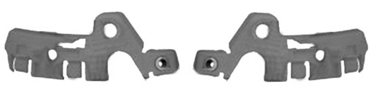 kit staffe guida paraurti anteriore destra sinistra renault megane 2014 2016 rn4281005