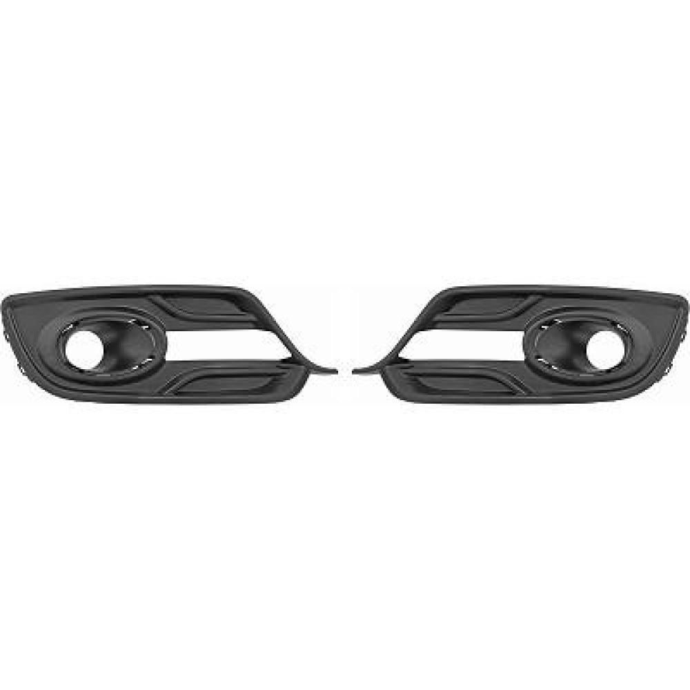 kit griglie paraurti anteriore con sede fendi con sede luci diurne led destra sinistra renault megane 2014 2016 rn4282123