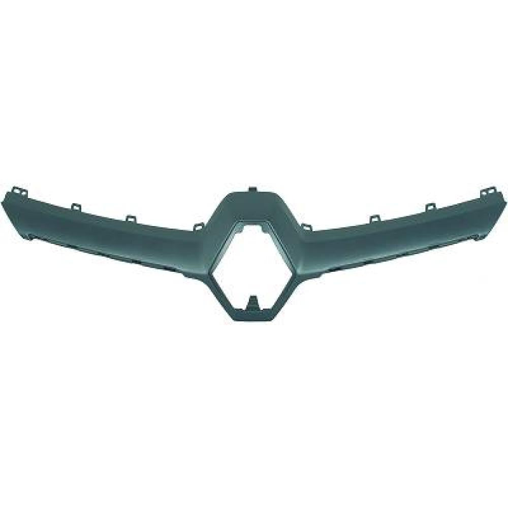 modanatura griglia radiatore superiore con fori profilo cromato renault megane 2014 2016 rn4282216
