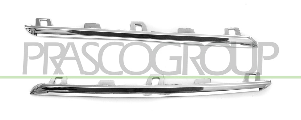 kit modanature griglia radiatore cromato 2 pezzi renault megane 2016 2020 rn4302216