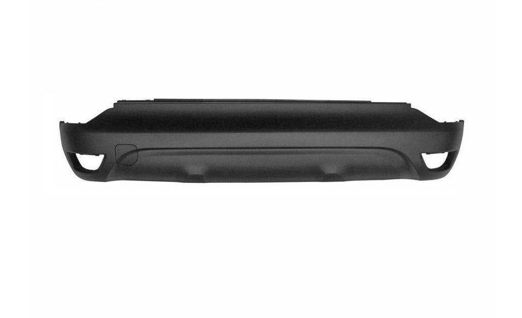 paraurti posteriore inferiore nero goffrato con tappo copri gancio con tracce pdc renault captur 2013 2017 rn7001051