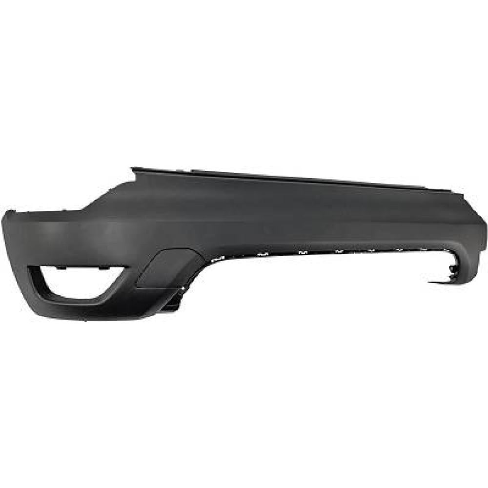 paraurti posteriore nero goffrato con tappo copri gancio tracce pdc e park assist renault captur 2017 2019 rn7021061