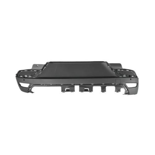paraurti posteriore inferiore nero goffrato con fori pdc supporti con tracce park assist con tappo copri gancio renault captur 2019 2024 rn7041061
