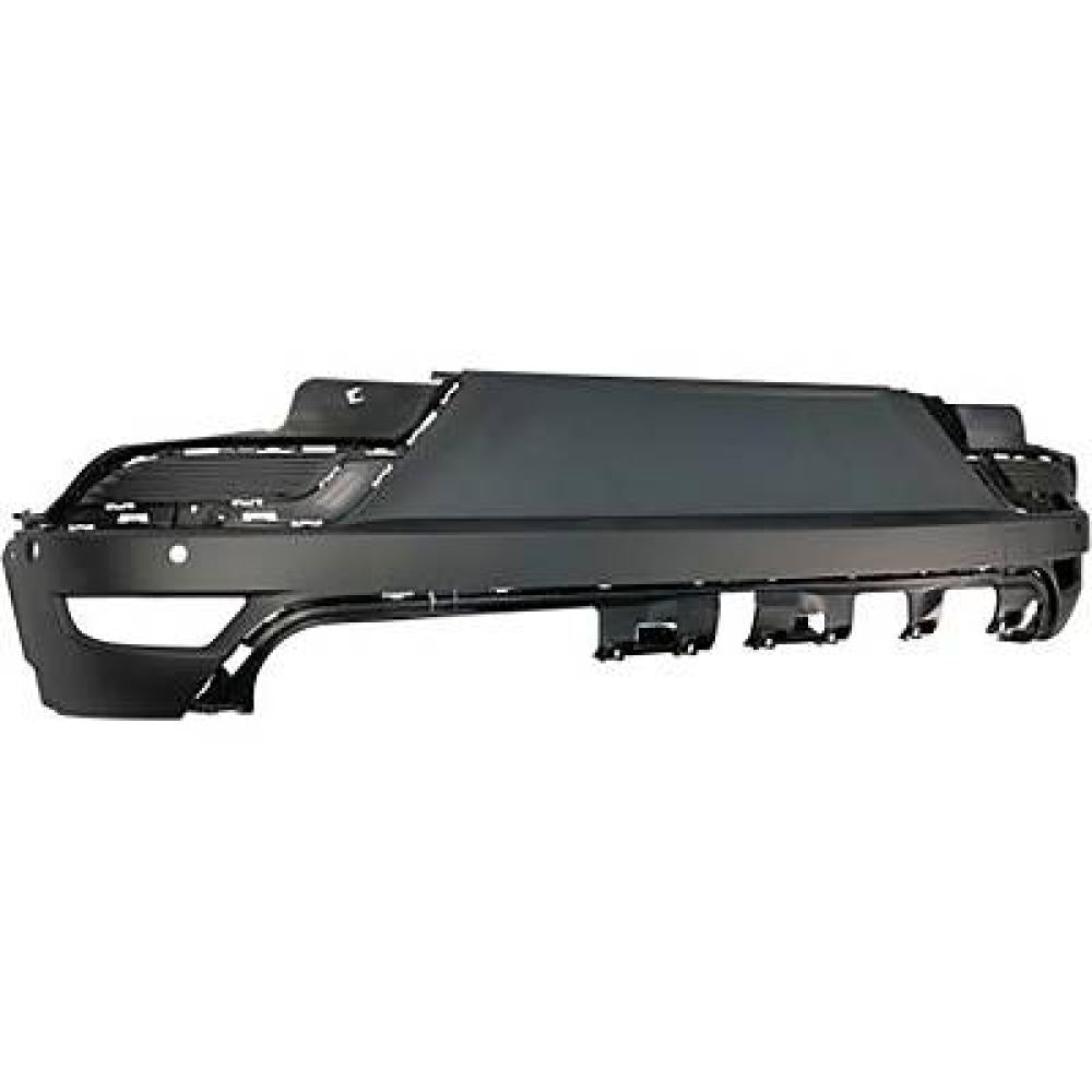 paraurti posteriore inferiore nero goffrato con fori pdc supporti con fori park assist con tappo copri gancio renault captur 2019 2024 rn7041071
