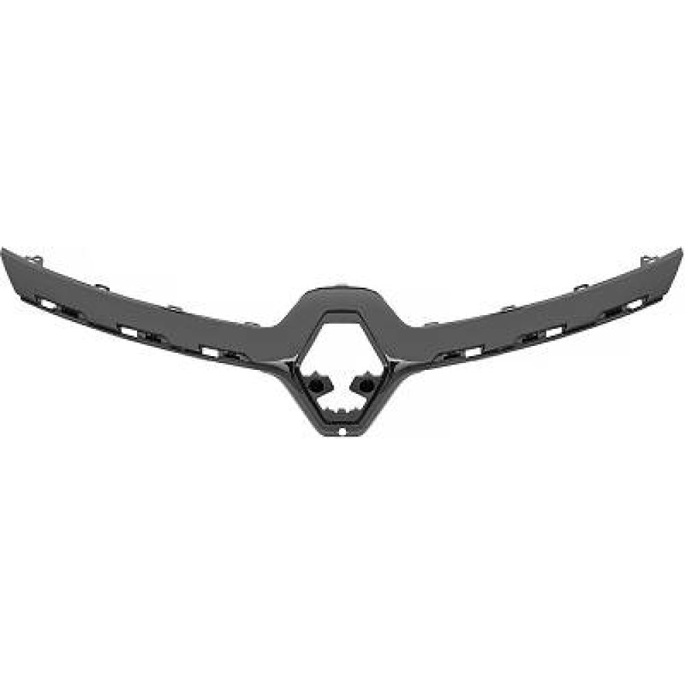 modanatura griglia radiatore superiore nera liscia da primerizzare con foro telecamera renault captur 2019 2024 rn7042216