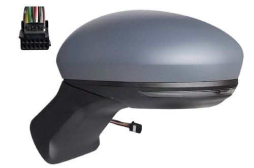 retrovisore sinistro elettrico nero termico con fanale asferico 7 pins renault captur 2019 2024 rn7047304