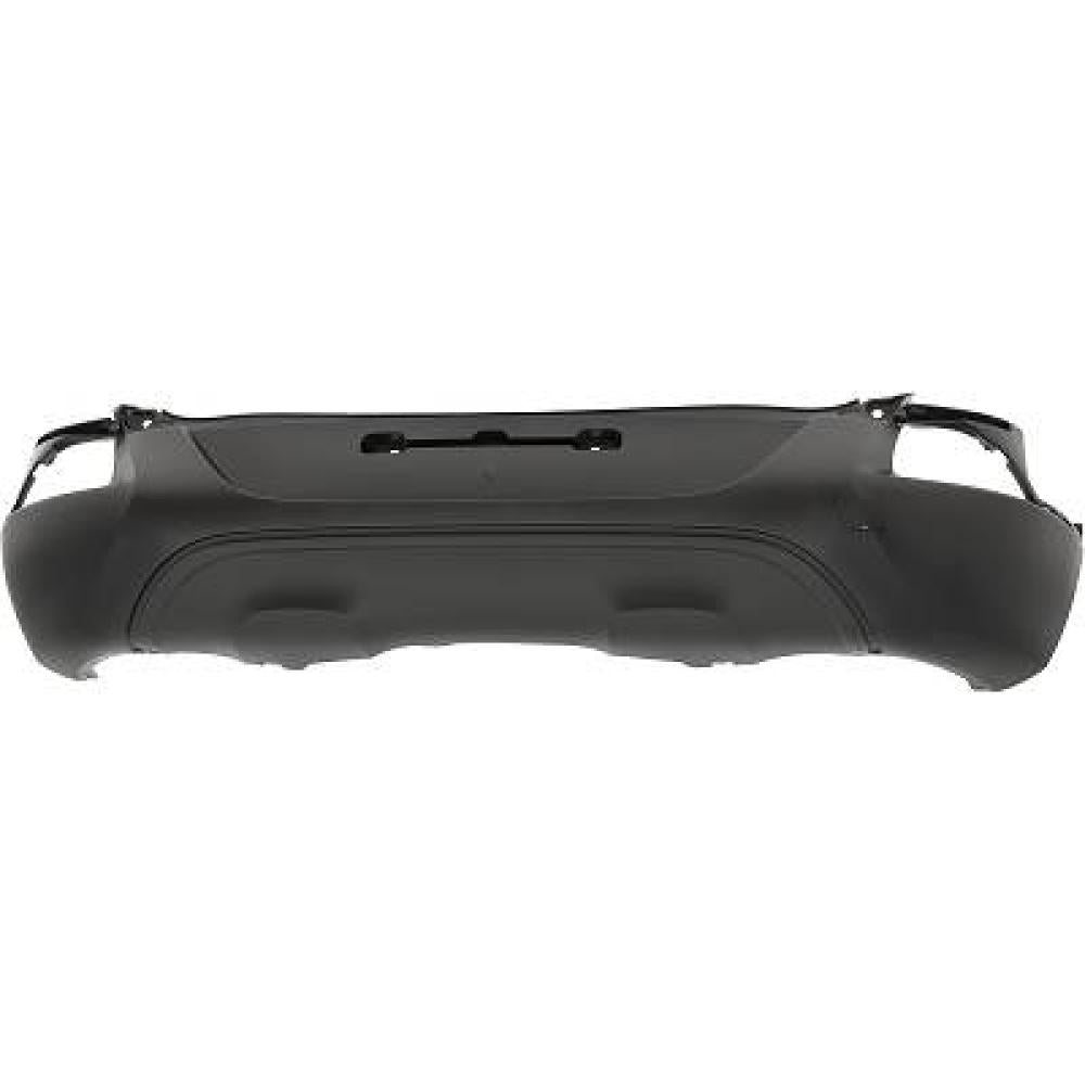 paraurti posteriore inferiore nero goffrato con tappo copri gancio con tracce pdc renault kadjar 2015 2018 850b23526r